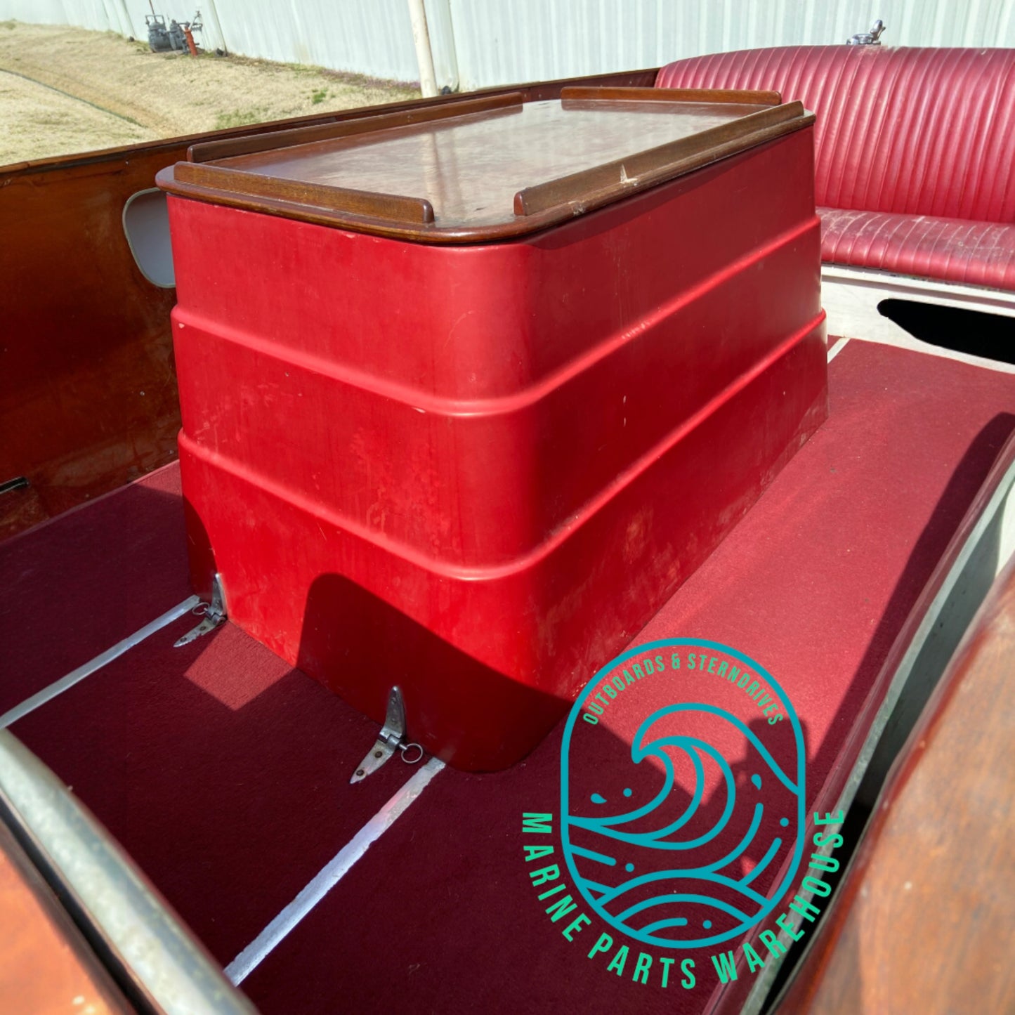 1954 HIggins 17' Runabout Boat