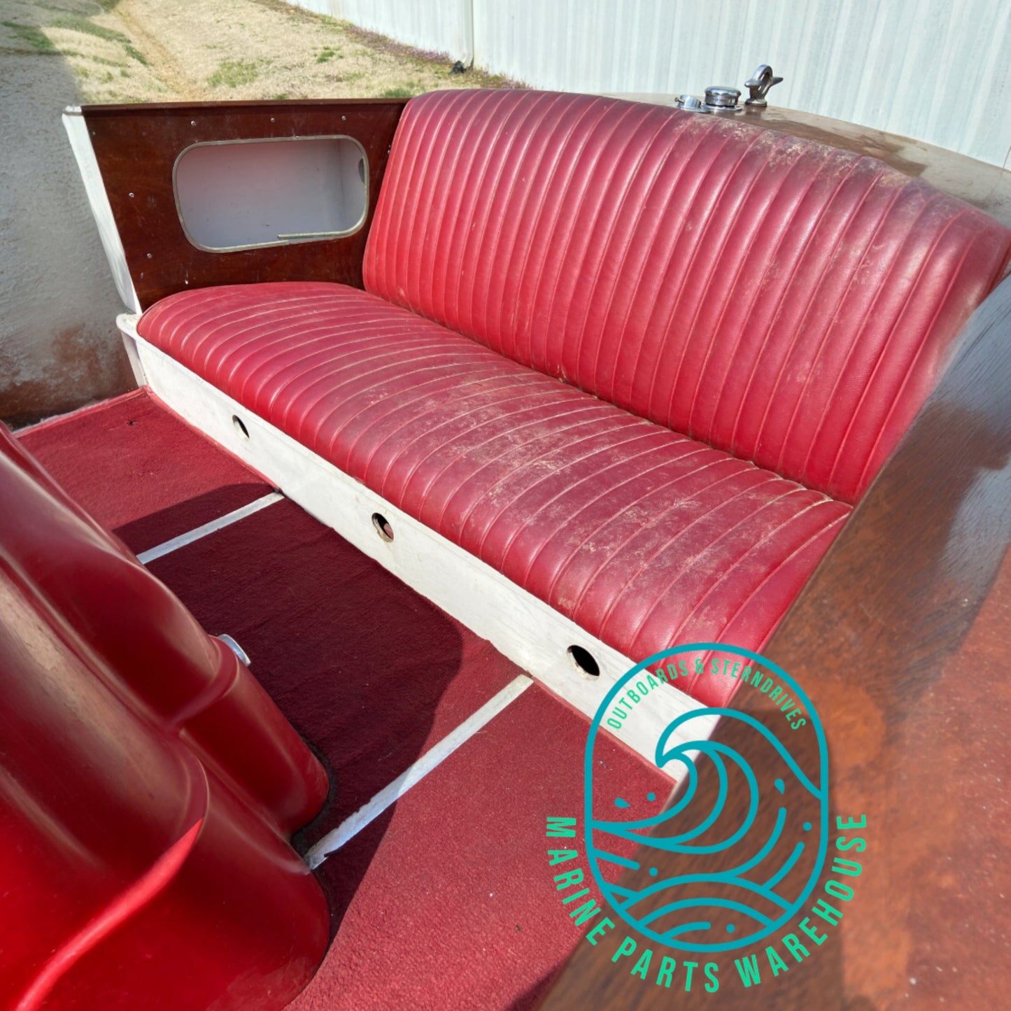 1954 HIggins 17' Runabout Boat