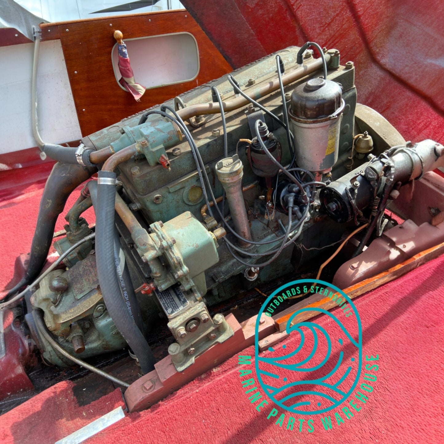 1954 HIggins 17' Runabout Boat