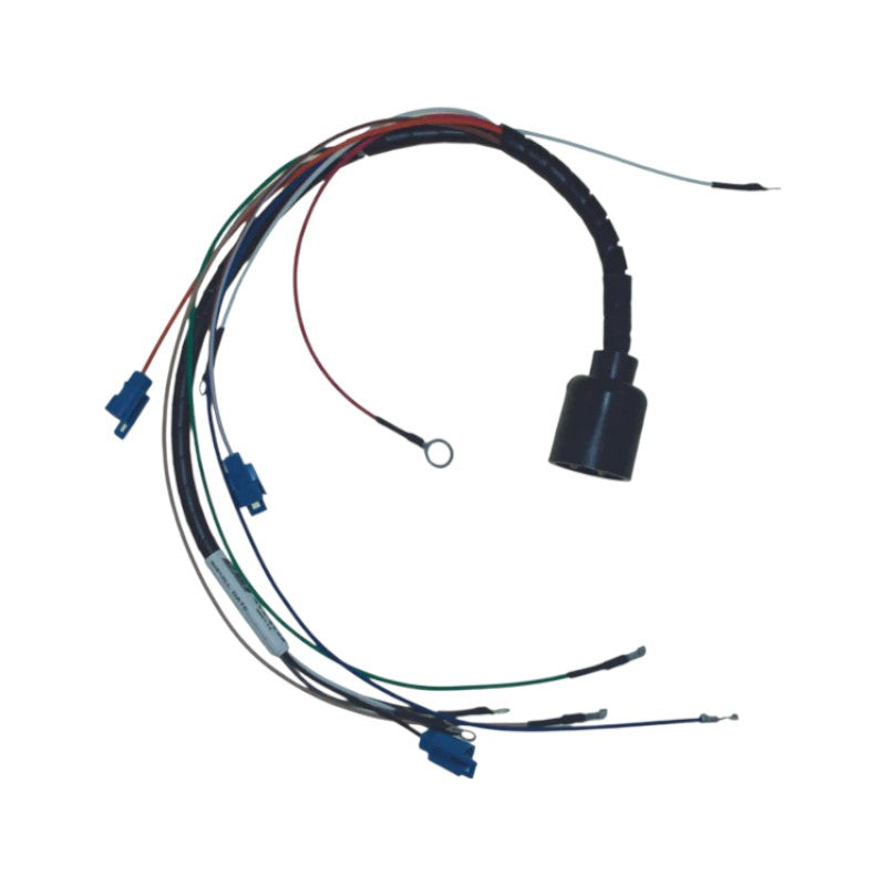 New CDI Johnson & Evinrude 1969-1970 Wiring Harness 40 HP Cross Flow Engines – Lark Engines, Round Plug OEM # 413-3326
