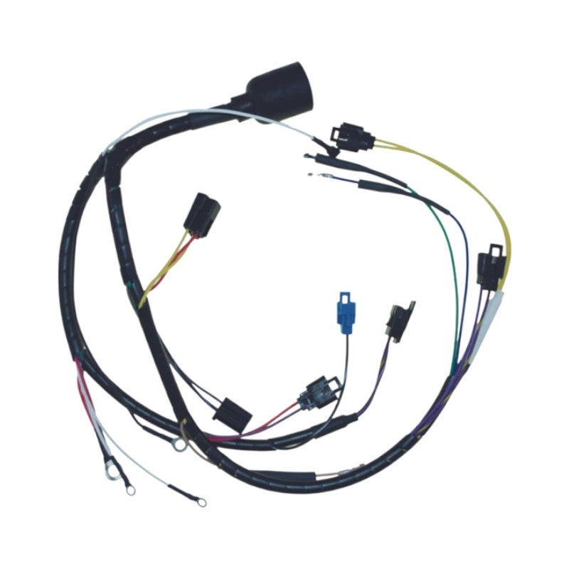 New CDI Johnson & Evinrude 1969 Wiring Harness 3 Cyl. 55 HP Cross Flow Engines, Round Plug OEM # 413-9902
