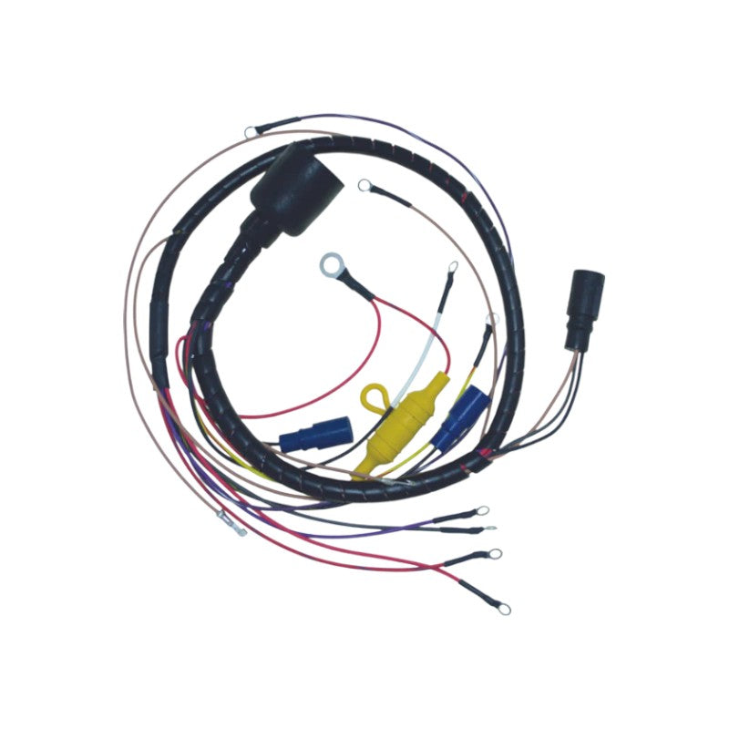 New CDI Johnson & Evinrude 1986-1987 Wiring Harness 6 Cyl. 150-175 HP Cross Flow Engines, Round Plug OEM # 413-3035