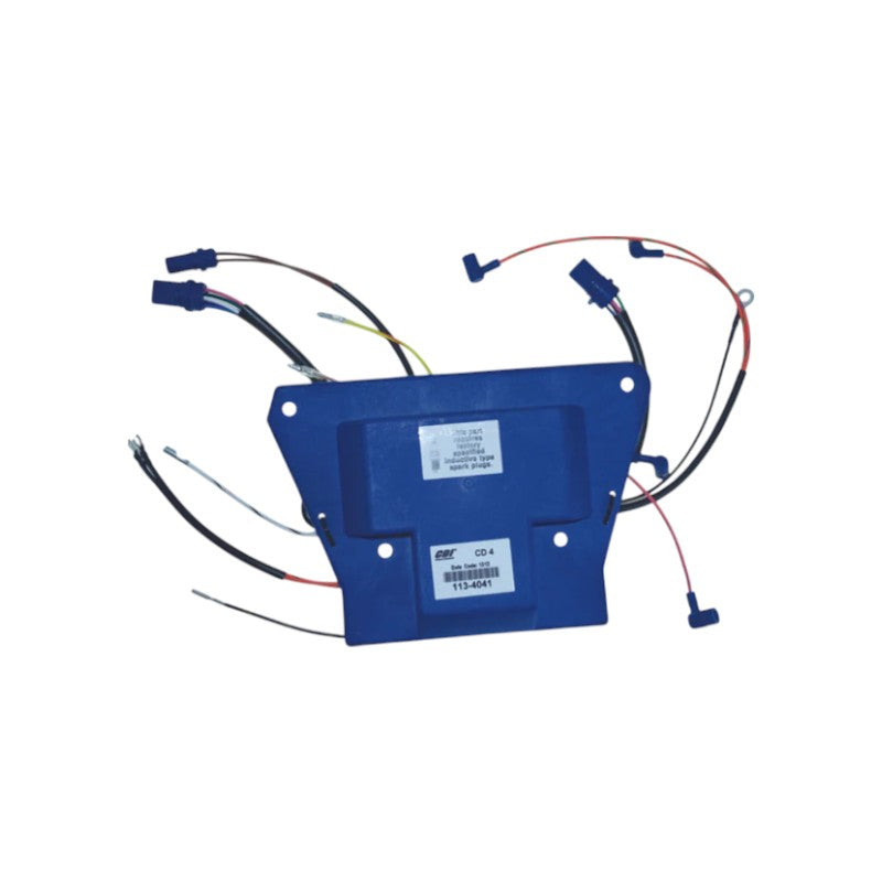 New CDI Johnson & Evinrude 1988-2001 Power Pack 4 Cyl. Loop Charged Engines w Quick Start & S.L.O.W., 6700 RPM Limit 120-140 HP OEM # 113-4041