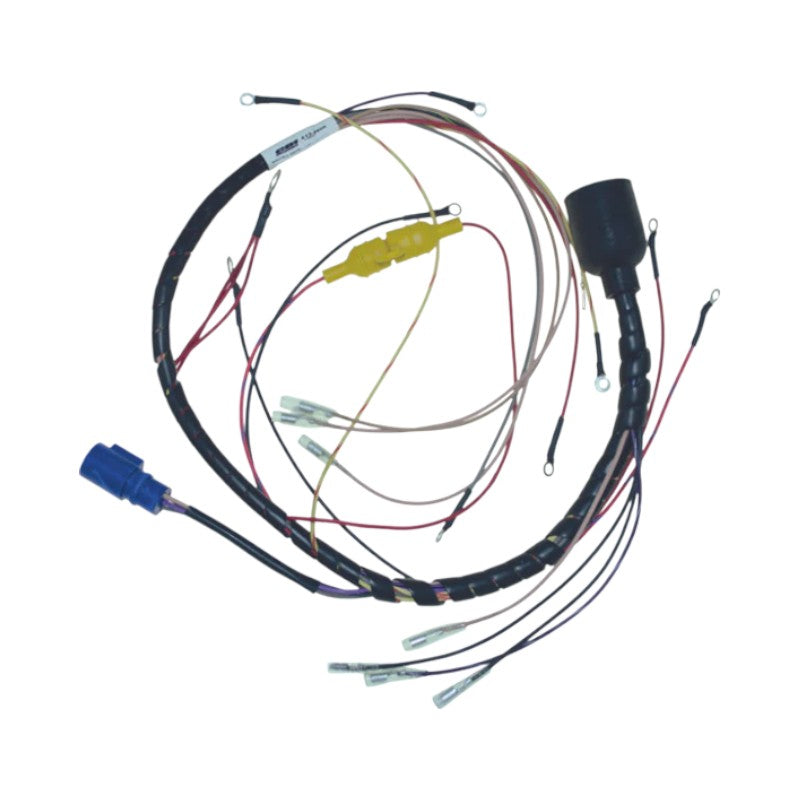 New CDI Johnson & Evinrude 1992-1995 Wiring Harness 4 Cyl. 120-140 HP Loop Charged Engines, Round Plug w Quick Start & S.L.O.W. OEM # 413-4406