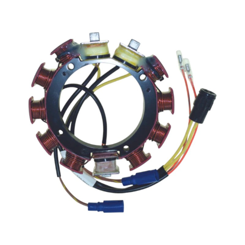 New CDI / Johnson & Evinrude 1993-2001 Stator 6/8 Cyl., 35 amp Loop Charged Engines w/ Quick Start & S.L.O.W. 185-300 HP Part # 173-4643