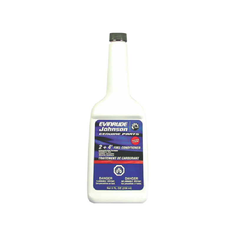 New OEM Johnson & Evinrude 2+4 8oz Fuel Conditioner Outboard Part # 766216