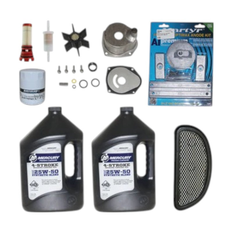 New OEM Mercury 100 Hour In-LIne 4 Cylinder Verado Service Kit