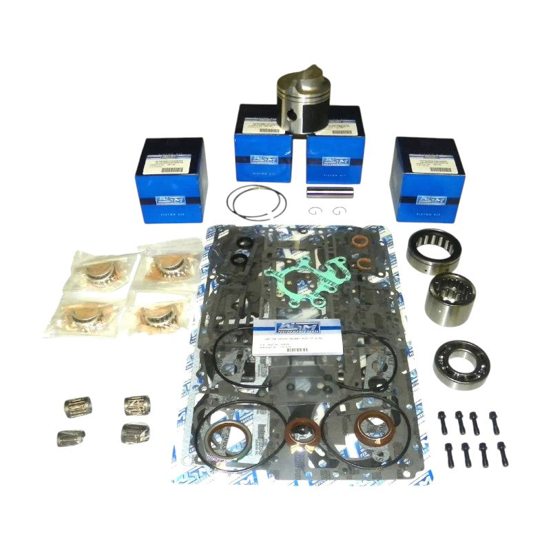 New Outboard Powerhead Rebuild Kit - Johnson & Evinrude 65-140 HP V4 Crossflow (1977 & Up)