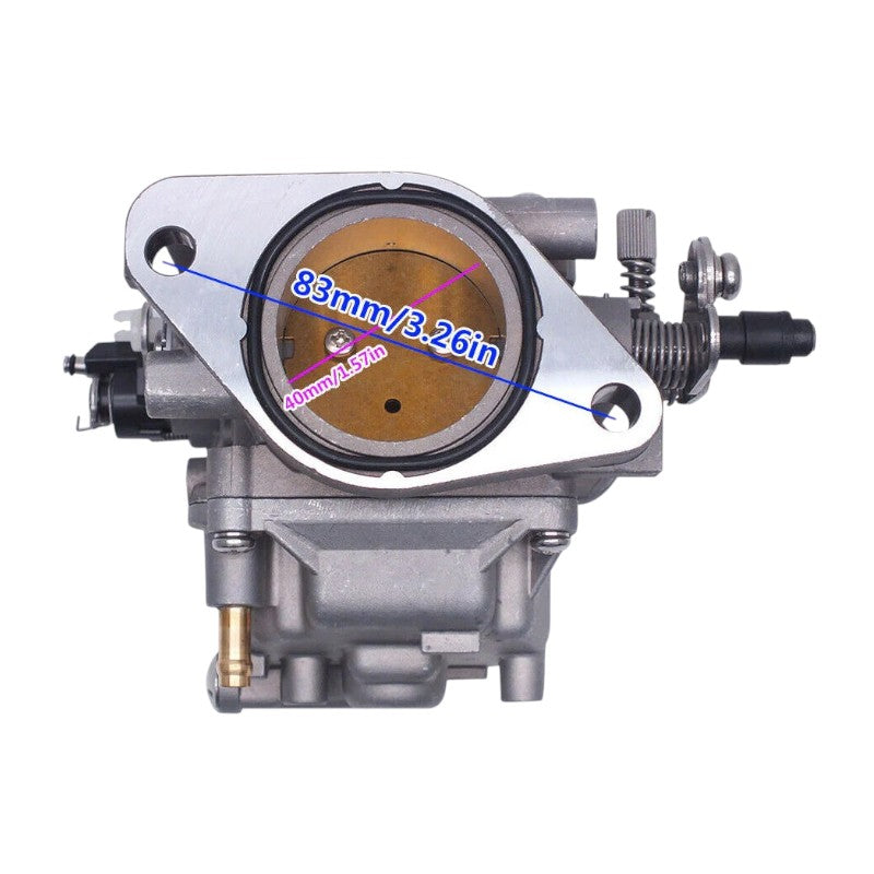 New RecMar /  Yamaha Outboard Carburetor 40 HP 2-Stroke # 66T-14301-60
