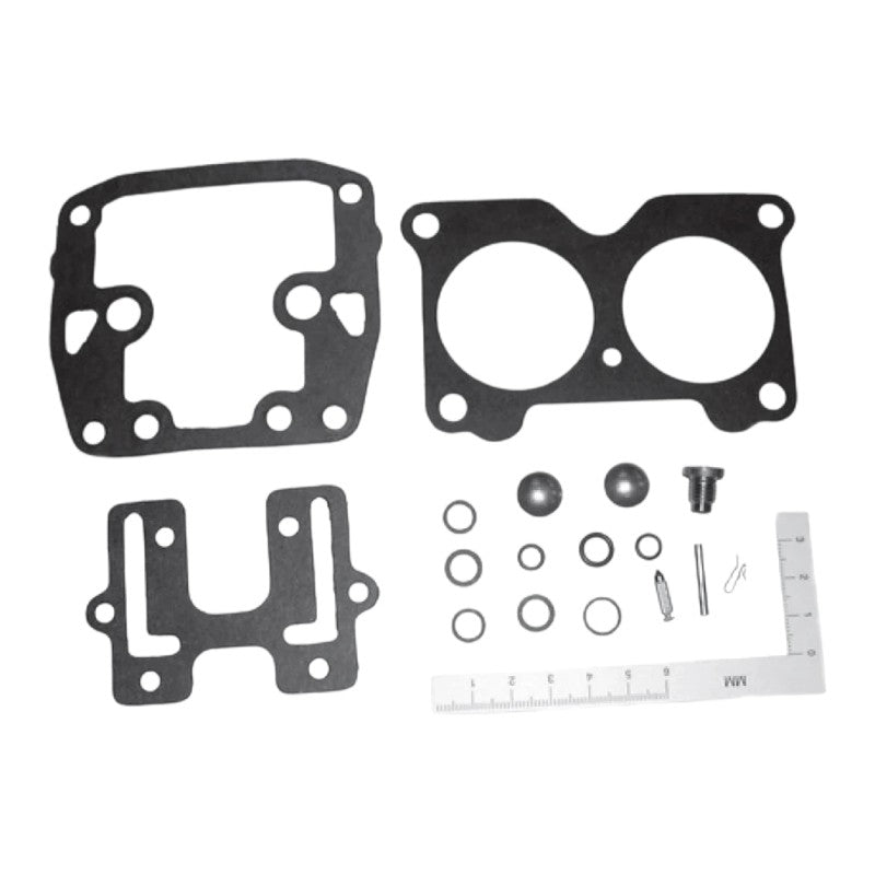 New Red Rhino / Johnson & Evinrude Viton V4/V6, 4/6 CYL Crossflow Carburetor Kit OEM # 439076
