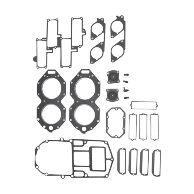 New Red Rhino _ Johnson & Evinrude 1988-2001 120-140 HP 4-CYL Big-Bore Outboard Powerhead Gasket Set Replaces OEM # 0432570
