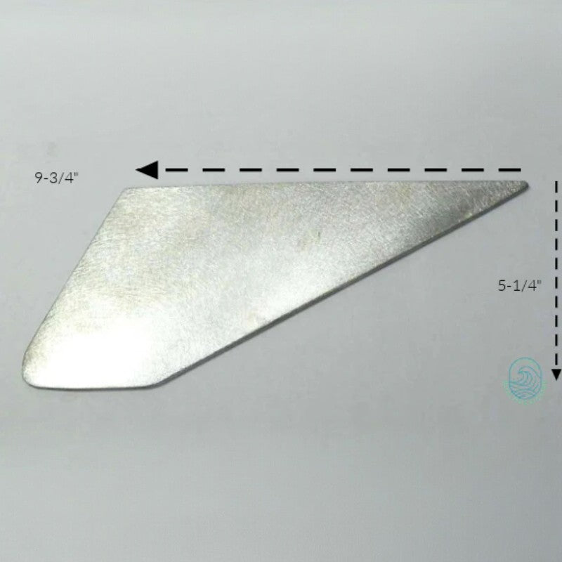 New WSM _ Johnson & Evinrude V4 1999 & Earlier Swept Back 2-Stroke Replacement Outboard Skeg