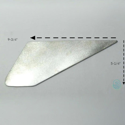 New WSM _ Johnson & Evinrude V4 1999 & Earlier Swept Back 2-Stroke Replacement Outboard Skeg