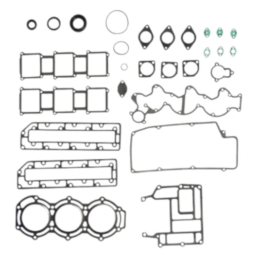 New WSM _ Nissan & Tohatsu 1989-2018 3 CYL 90 HP Outboard Powerhead Gasket Kit OEM # 3B7-87121-1