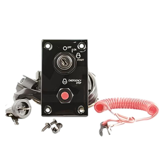 New WSM _ Suzuki Single Outboard Ignition & Emergency Stop Switch Panel Assembly