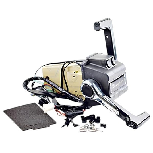 New WSM _ Yamaha 115-300 HP Dual Outboard Binnacle Control Box Assembly - PUSH TO OPEN