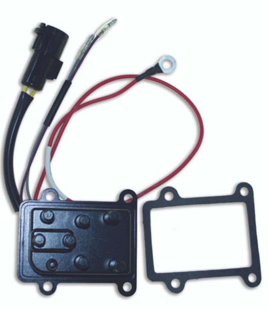 New CDI / Johnson & Evinrude 1995 Voltage Regulator 4 Cyl., 20 amp 60 Degree Engines w/ Plug 90-115 HP Part # 193-4847