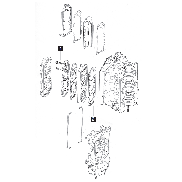 2.4L 150XR4 175/200 HP 1983-1990