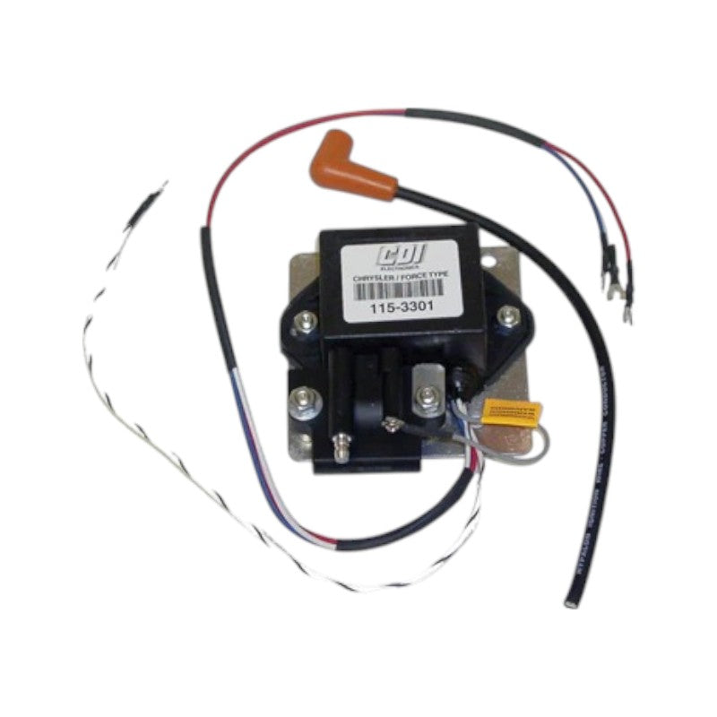 New CDI / Chrysler & Force 1977-1984 35-140 HP 3/4 CYL Outboard Ignition Pack # 115-3301