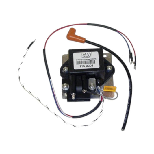 New CDI / Chrysler & Force 1977-1984 35-140 HP 3/4 CYL Outboard Ignition Pack # 115-3301