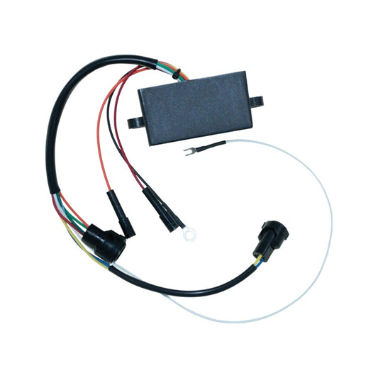 New CDI  Chrysler & Force 1980-1986 55-125 HP Black Case Outboard Ignition Pack with Plug # 116-5301