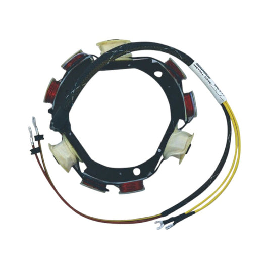 New CDI  Johnson & Evinrude 1972-1978 Stator 3 Cyl., 6 amp, PP3 Cross Flow Engines, Screw Terminal Power Pack Part 65-75 HP # 173-1235