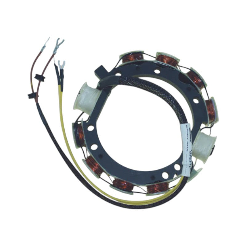 New CDI  Johnson & Evinrude 1973-1977 Stator 4 Cyl., 6 amp, PP4 Screw Terminal Power Pack, No RPM Limit 85-140 HP Part # 173-1225