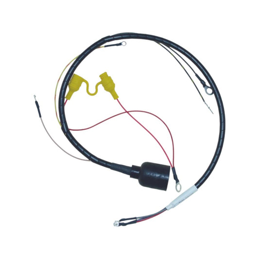 New CDI  Johnson & Evinrude 1982-1984 Wiring Harness 2 Cyl. 20-35 HP Cross Flow Engines, Round Plug OEM # 413-1818
