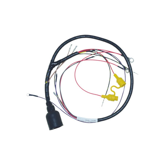 New CDI  Johnson & Evinrude 1984 Wiring Harness 4 Cyl. 90-140 HP Cross Flow Engines, Twin Power Packs, Round Plug OEM # 413-4495