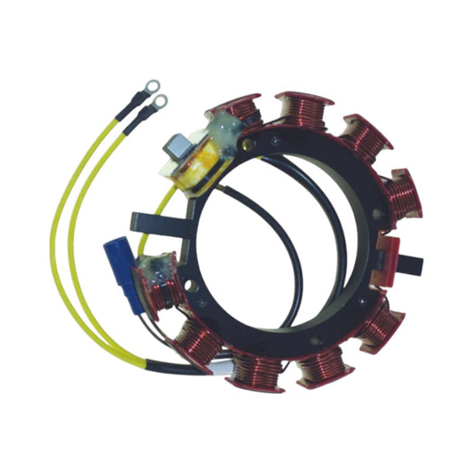 New CDI  Johnson & Evinrude 1985-1987 Stator 46 Cyl., 35 amp w 35 amp Upgrade Kit 120-150 HP Part # 173-4291