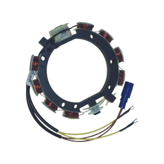 New CDI  Johnson & Evinrude 1985-1987 Stator 4 Cyl., 9 amp Loop Charged Engines Using a Single Power Pack 120-140 HP Part # 173-3669