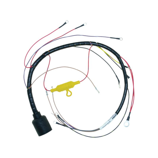 New CDI  Johnson & Evinrude 1985 Wiring Harness 4 Cyl. 120-140 HP Loop Charged Engines, Round Plug OEM # 413-3590