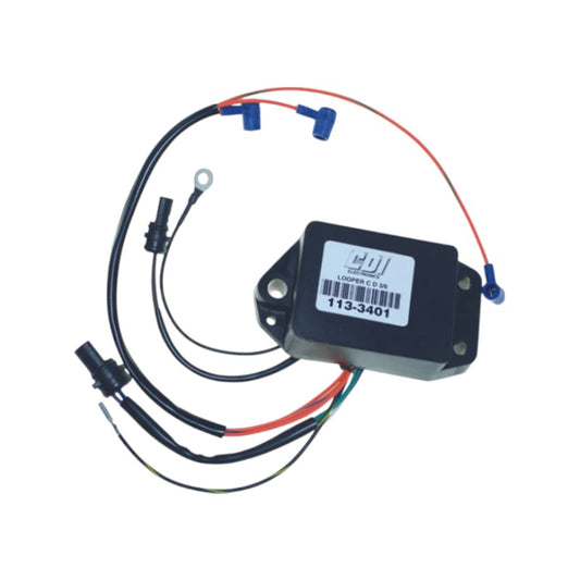New CDI  Johnson & Evinrude 1986-1987 Power Pack 6 Cyl. 8500 RPM Limit 150-225 HP OEM # 113-3401