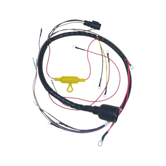 New CDI  Johnson & Evinrude 1986-1987 Wiring Harness 6 Cyl. 200-225 HP Loop Charged Engines, Twin Power Packs, Round Plug OEM # 413-3047