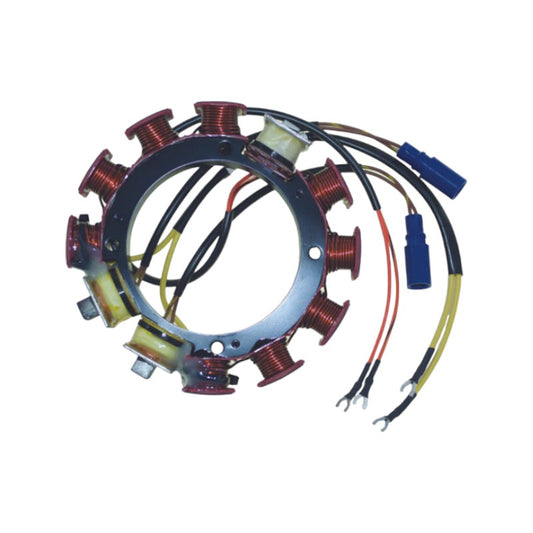 New CDI / Johnson & Evinrude 1988-1994 Stator 6/8 Cyl., 35 amp Loop Charged Engines w/ Quick Start & S.L.O.W. 185-300 HP  Part # 173-4287