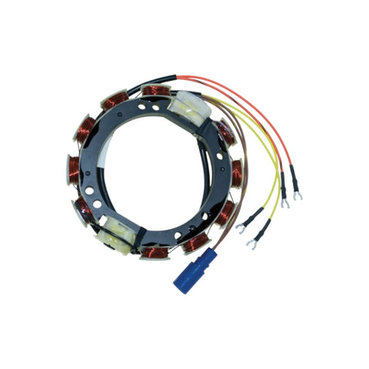 New CDI  Johnson & Evinrude 1988-2001 Stator 4 Cyl., 9 amp Loop Charged Engines w Quick Start & S.L.O.W. 120-140 HP Part # 173-3410