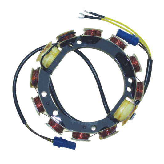 New CDI  Johnson & Evinrude 1988 Stator 6 Cyl., 9 amp Cross Flow Engines w Twin Power Packs 150 HP Part # 173-3537