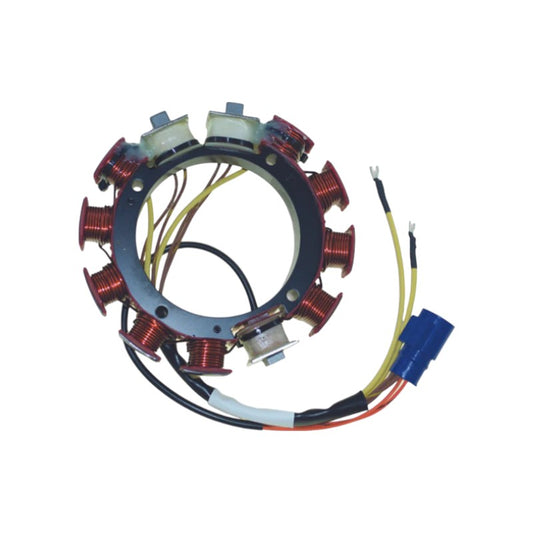 New CDI / Johnson & Evinrude 1989 -1992 Stator 6 Cyl., 35 amp Cross Flow Engines, w/ Quick Start & S.L.O.W. 150-175 HP  Part # 173-4292