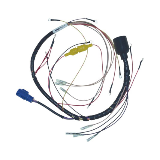 New CDI  Johnson & Evinrude 1992-1995 Wiring Harness 4 Cyl. 120-140 HP Loop Charged Engines, Round Plug w Quick Start & S.L.O.W. OEM # 413-4406