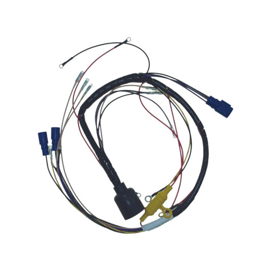 New CDI  Johnson & Evinrude 1992 Wiring Harness 6 Cyl. 185-225 HP Loop Charged Engines, Round Plug w Quick Start & S.L.O.W. OEM # 413-4404