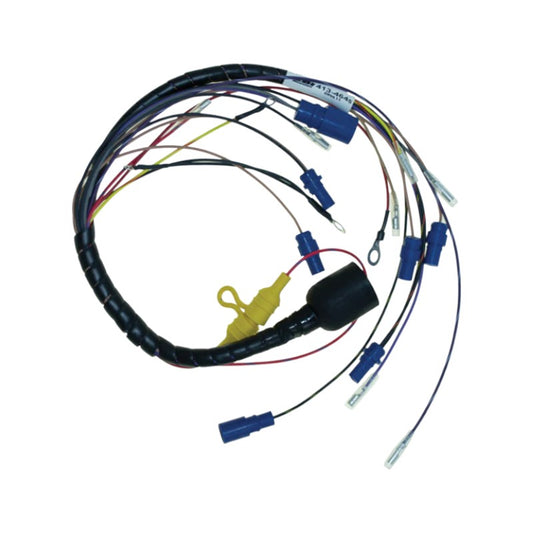 New CDI  Johnson & Evinrude 1993-1994 Wiring Harness 6 Cyl. 185-225 HP Loop Charged Engines, Round Plug w Quick Start & S.L.O.W. OEM # 413-4645