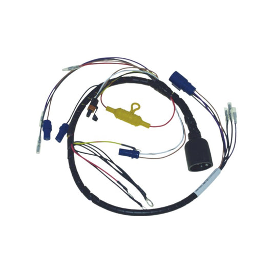 New CDI  Johnson & Evinrude 1995 Wiring Harness 4 Cyl. 90-115 HP 60 Degree Engines, Round Plug w Quick Start & S.L.O.W. OEM # 413-5085