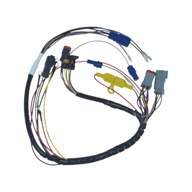 New CDI  Johnson & Evinrude 1996-2006 Wiring Harness Deutsch 4 Cyl. 80-115 HP 60 Degree Engines, Duetsch Connectors w Quick Start & S.L.O.W. OEM # 413-4762