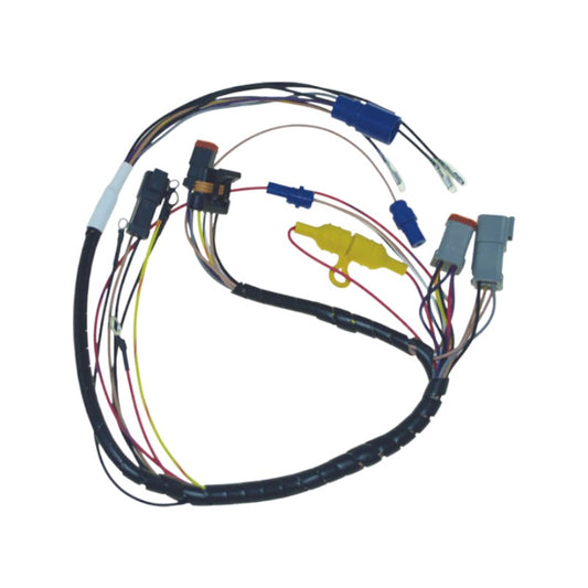 New CDI  Johnson & Evinrude 1996-2006 Wiring Harness Deutsch 4 Cyl. 80-115 HP 60 Degree Engines, Duetsch Connectors w Quick Start & S.L.O.W. OEM # 413-4762