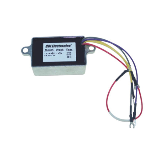 New CDI / Johnson & Evinrude Voltage Regulator 2/3/4 Cyl., 10 amp Part # 193-4476