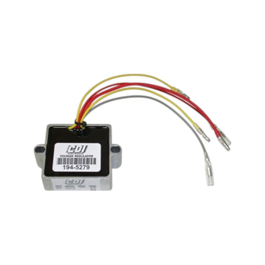 New CDI / Mercury 1990 & Up 40-225 HP,  SportJet 175-210 HP 16 or 40 AMP Outboard Voltage Regulator Part # 194-5279