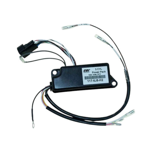 New CDI  Yamaha 1990-2002 25 & 30 HP 3-CYL Outboard Power Pack Part # 117-6J8-H2