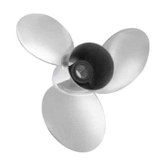 New EMP 40-140 HP Stainless Steel 3-Blade Propeller • 4-14 Hub (D Series) • Standard Rotation