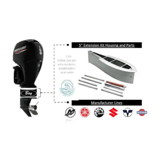 New Mercury 175- 300HP V-6 & V-8 Outboard Extension Kit