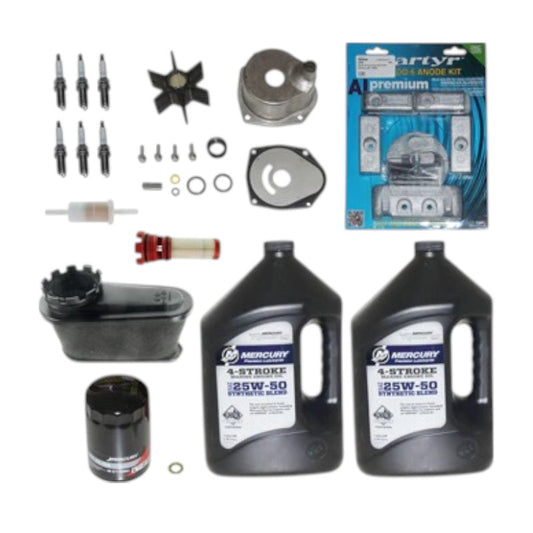 New OEM Mercury 100 Hour In-LIne 6 Cylinder Verado Service Kit